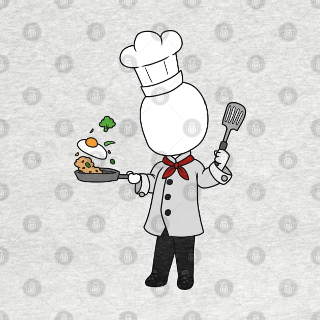 creepypasta chef slenderman chibi by LillyTheChibi